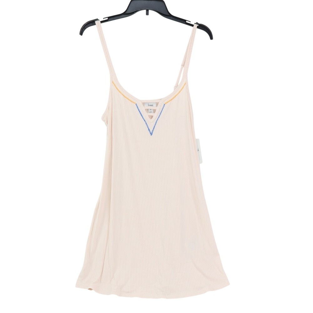 Jenni Intimates - Ladder Front Scoop-Neck Nightgown - Sugar Berry, Small